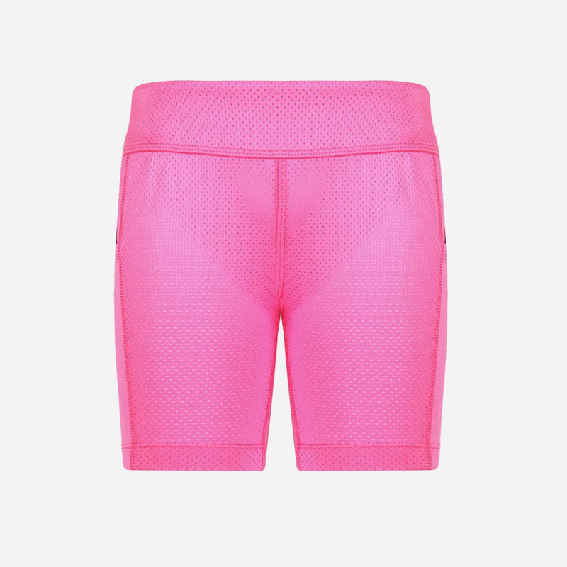 Girls Teagan Short Sleeve Swing Golf & Tennis  Dress-Check Me Out Pink Dresses TurtlesAndTees   