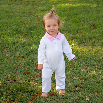 Briar Infant & Toddler Jumper In White and Pink  TurtlesAndTees WHT 0-3 months 