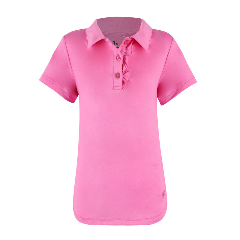 Infant & Toddler  Polo Shirt-Bubblegum Pink