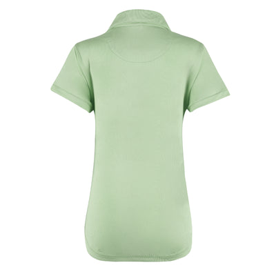 Girls  Signature Cap Sleeve Polo Shirt - Sage  TurtlesAndTees   